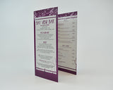 Disposable Menu - Menu Printing Direct